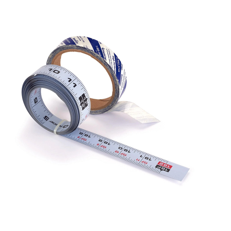 Self-Adhesive 16' Measuring Tape Reversible Left or Right Read, Standard